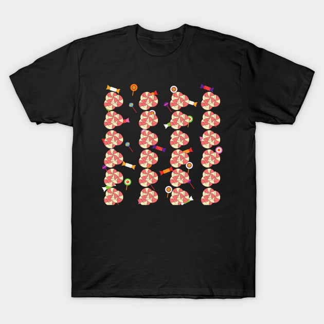 peppermint candies T-Shirt by arina pattern